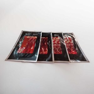 Loncheado a máquina Jamón de Bellota Ibérico 75% Raza Ibérica